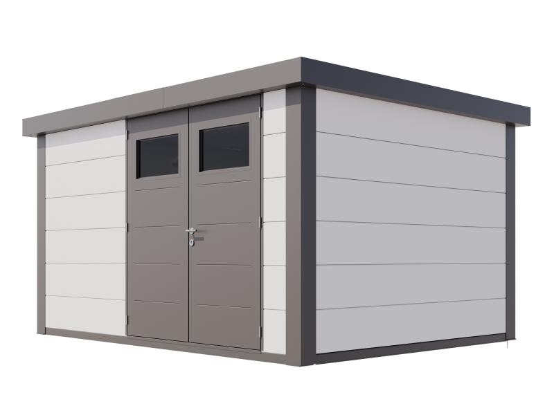 Telluria Metall-Gerätehaus Classico 3930 Weiß