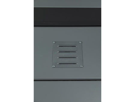 Telluria Metall-Gerätehaus Duo 2721, Weiß
