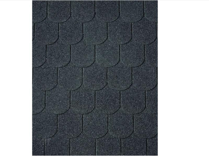 Tuindeco Dachschindeln Biberschwanz Schwarz - 1 Paket