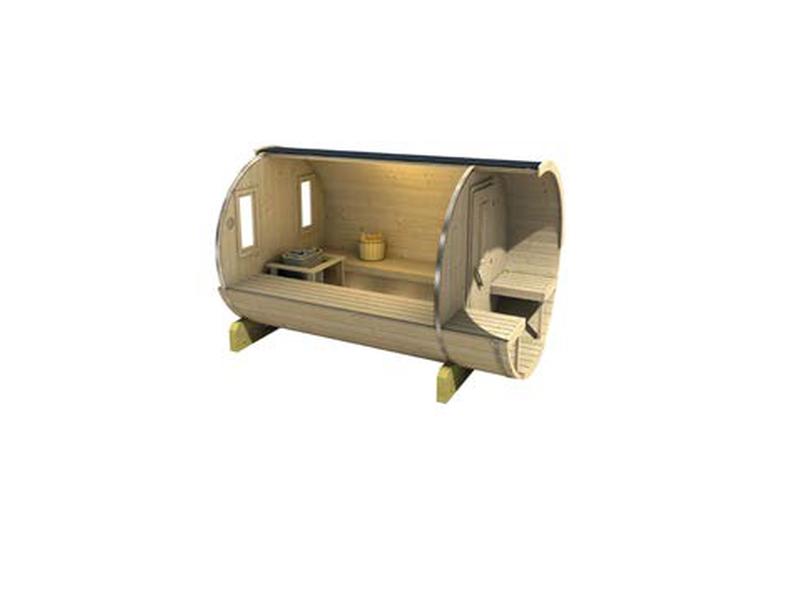 Tuindeco Saunafass 195 x 300 cm Thermowood