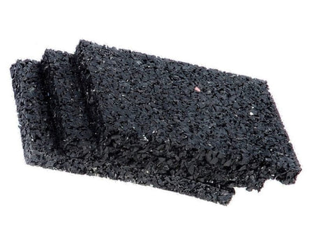 Unterleger für Gartenhäuser Granulatpads Gummi 144 Stück