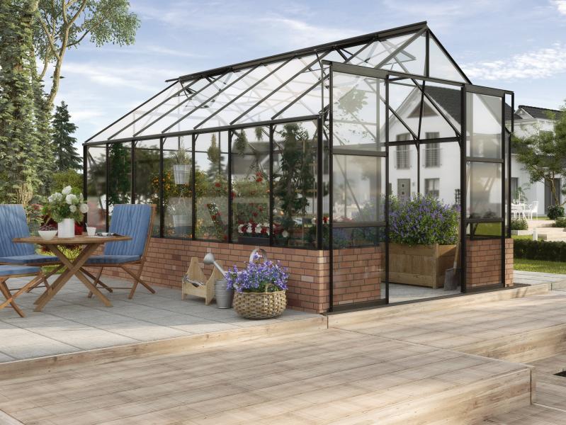 Vitavia Gewächshaus Cassandra 11500 ESG 3 mm Schwarz
