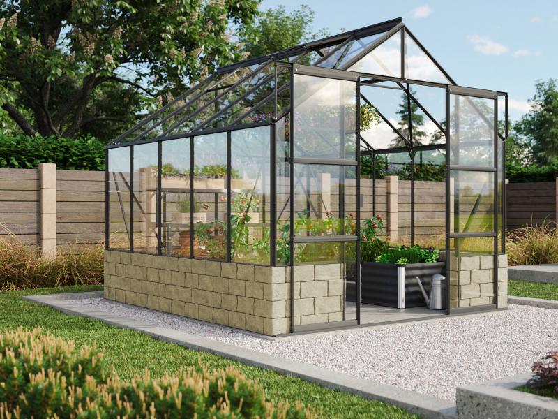 Vitavia Gewächshaus Cassandra 8300 ESG 3 mm Schwarz