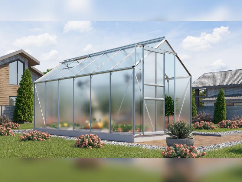 Vitavia Gewächshaus Comet 7500 HKP 4 mm Alu eloxiert