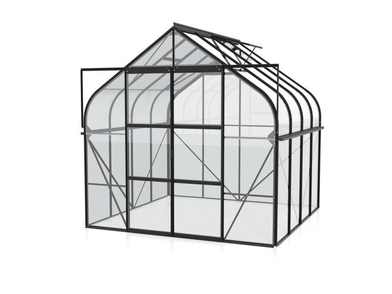 Vitavia Gewächshaus Diana 6700 ESG 3mm in schwarz