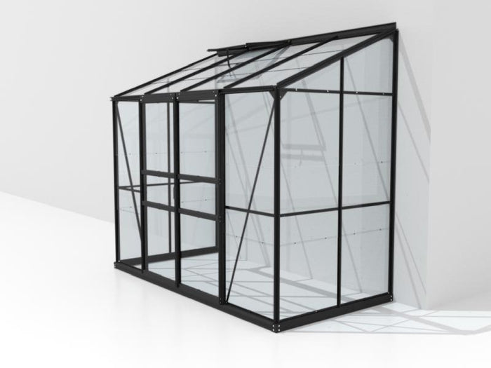 Vitavia Gewächshaus Ida 3300, 3mm ESG, Schwarz