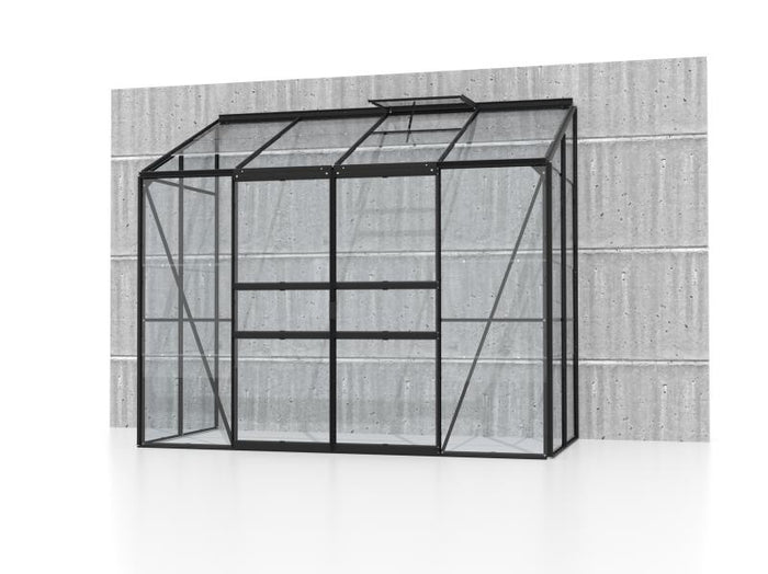 Vitavia Gewächshaus Ida 3300, 3mm ESG, Schwarz