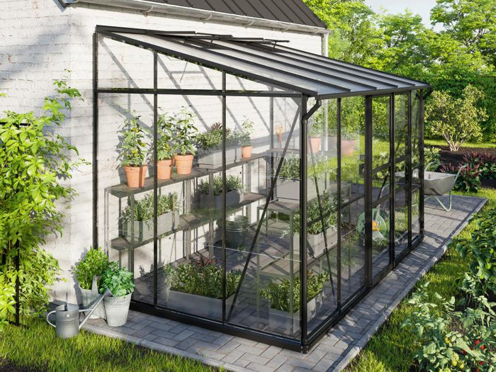 Vitavia Gewächshaus Ida 6500 ESG/HKP, Schwarz