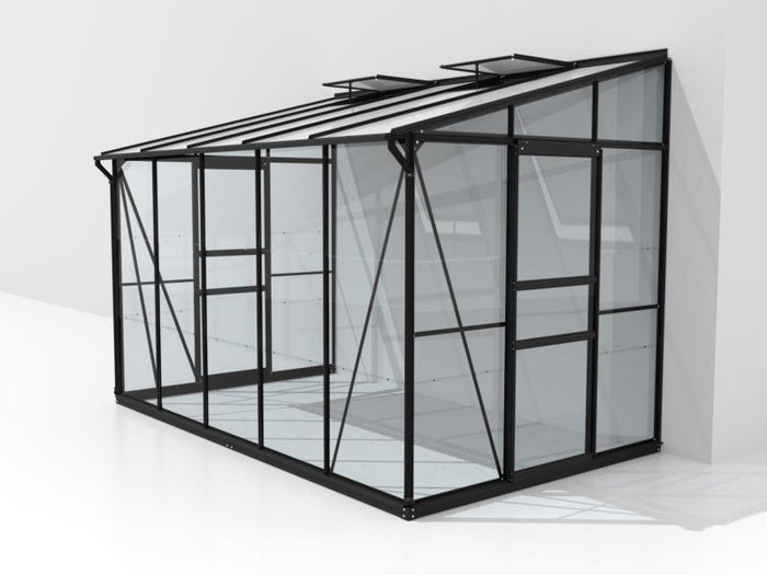 Vitavia Gewächshaus Ida 6500 ESG/HKP, Schwarz