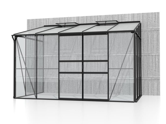 Vitavia Gewächshaus Ida 6500 ESG/HKP, Schwarz