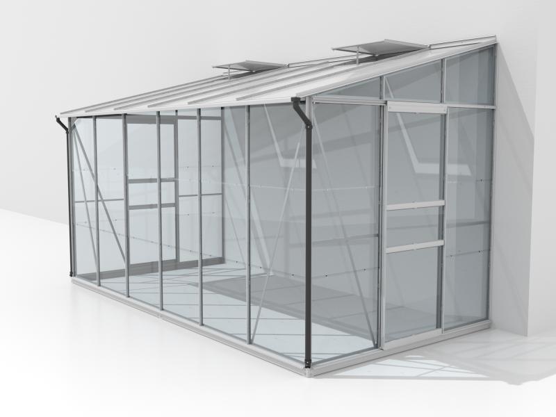 Vitavia Gewächshaus Ida 7800 ESG/HKP, Alu