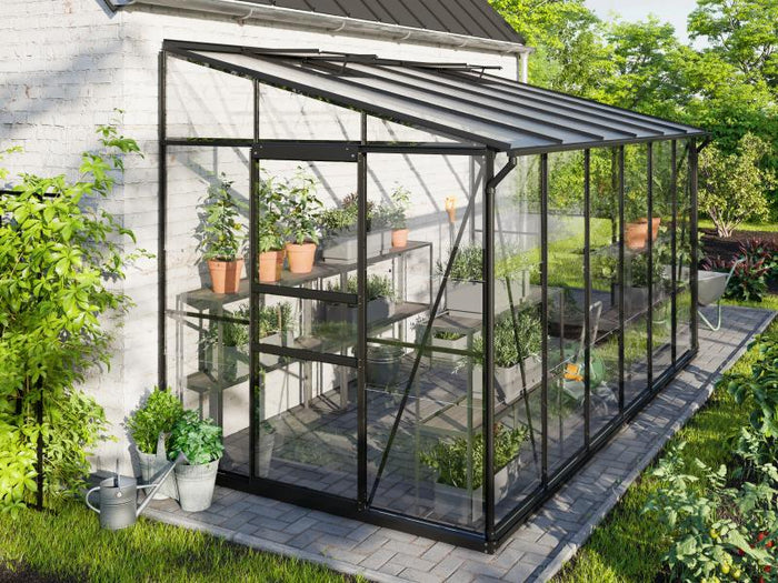 Vitavia Gewächshaus Ida 7800 ESG/HKP, Schwarz