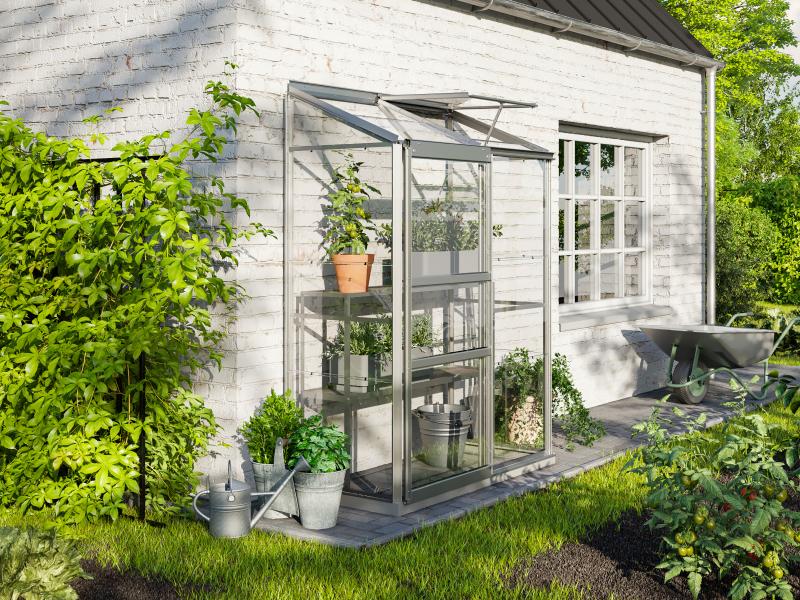 Vitavia Gewächshaus Ida 900, 3mm ESG, Alu