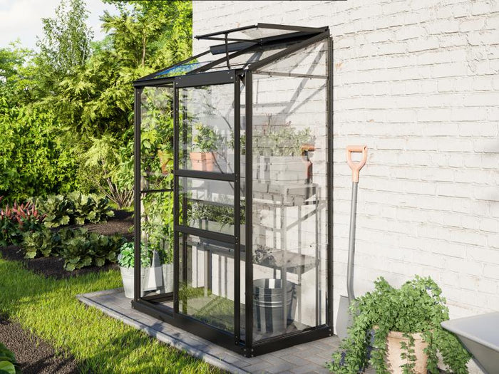 Vitavia Gewächshaus Ida 900, 3mm ESG, Schwarz