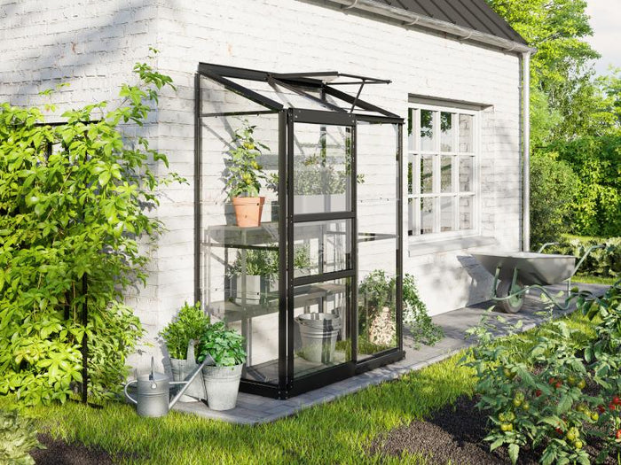 Vitavia Gewächshaus Ida 900, 3mm ESG, Schwarz