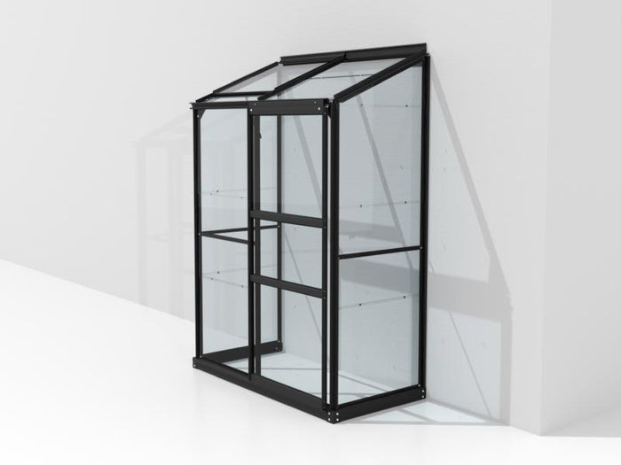 Vitavia Gewächshaus Ida 900, 3mm ESG, Schwarz