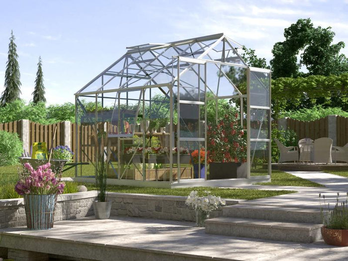 Vitavia Gewächshaus Jupiter 6700 ESG 3 mm Alu eloxiert