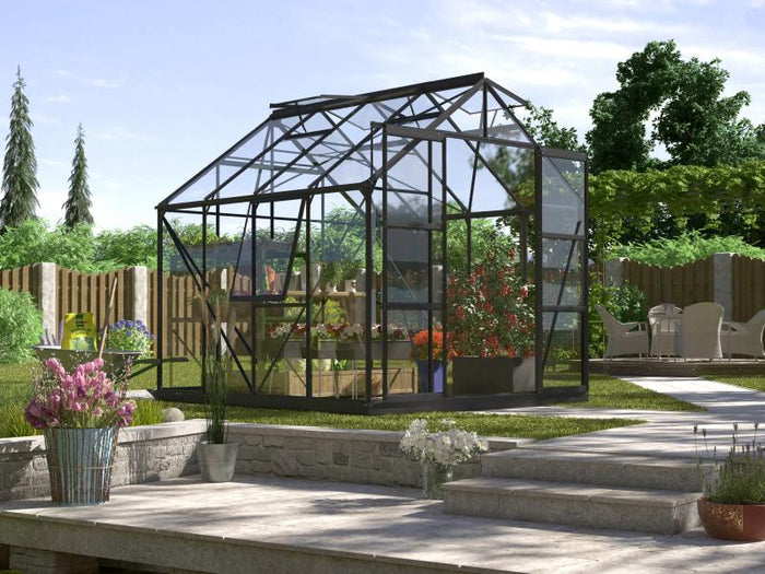 Vitavia Gewächshaus Jupiter 6700 ESG 3 mm Schwarz