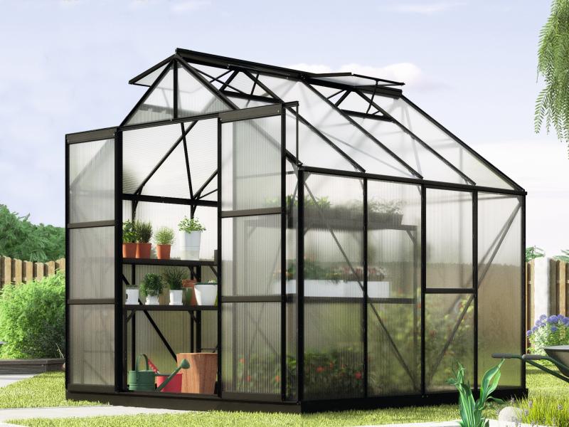 Vitavia Gewächshaus Jupiter 6700 HKP 4 mm Schwarz