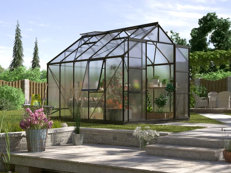 Vitavia Gewächshaus Jupiter 8300 HKP 4 mm Schwarz
