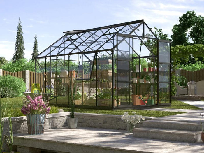 Vitavia Gewächshaus Jupiter 9900 ESG 3 mm Schwarz