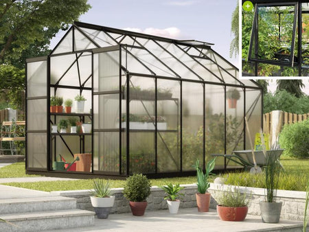 Vitavia Gewächshaus Jupiter 9900 HKP 6 mm Schwarz