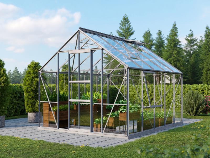 Vitavia Gewächshaus Meridian 1, 8300 ESG 3mm Alu