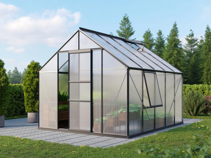Vitavia Gewächshaus Meridian 1, 8300 HKP 4 mm, schwarz