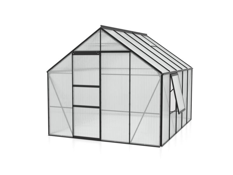 Vitavia Gewächshaus Meridian 1, 8300 HKP 4 mm, schwarz