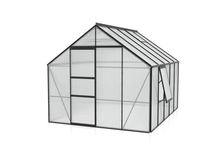 Vitavia Gewächshaus Meridian 1, 8300 HKP 6 mm, schwarz