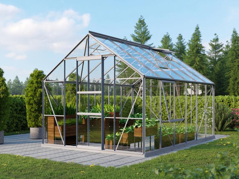 Vitavia Gewächshaus Meridian 1, 9900 ESG 3mm Alu
