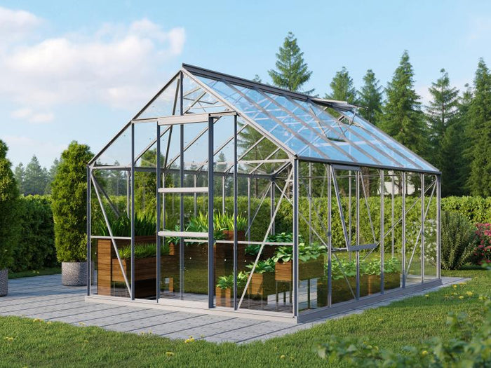 Vitavia Gewächshaus Meridian 1, 9900 ESG 3mm Alu