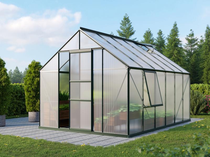 Vitavia Gewächshaus Meridian 1, 9900 HKP 4 mm, smaragd