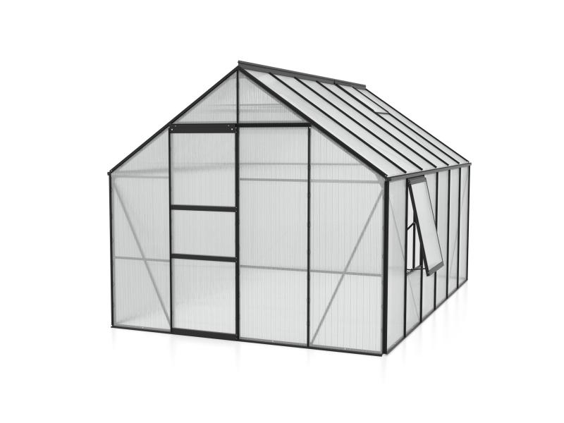 Vitavia Gewächshaus Meridian 1, 9900 HKP 4 mm, schwarz