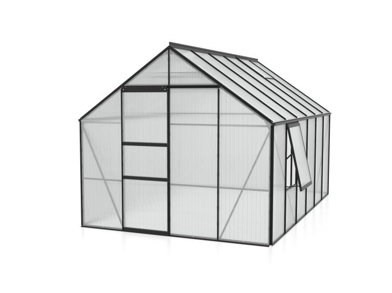 Vitavia Gewächshaus Meridian 1, 9900 HKP 6 mm, schwarz