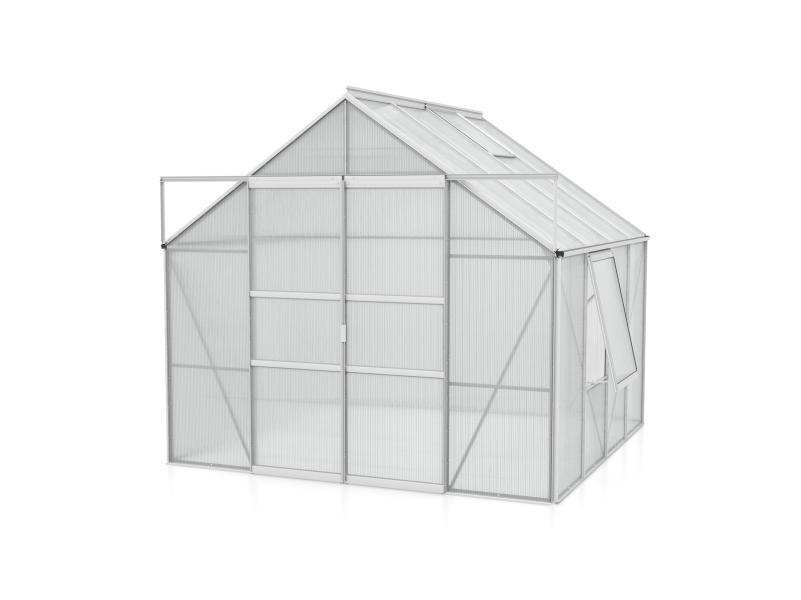 Vitavia Gewächshaus Meridian 2, 6700 HKP 4 mm Alu, mit Doppelschiebetür