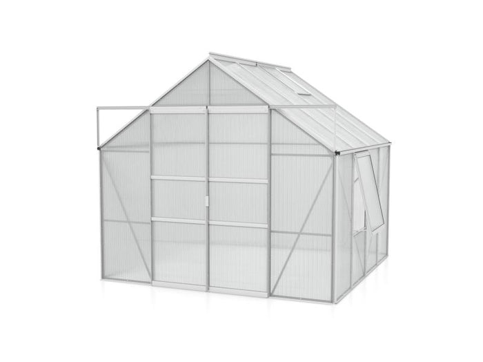 Vitavia Gewächshaus Meridian 2, 6700 HKP 4 mm Alu, mit Doppelschiebetür