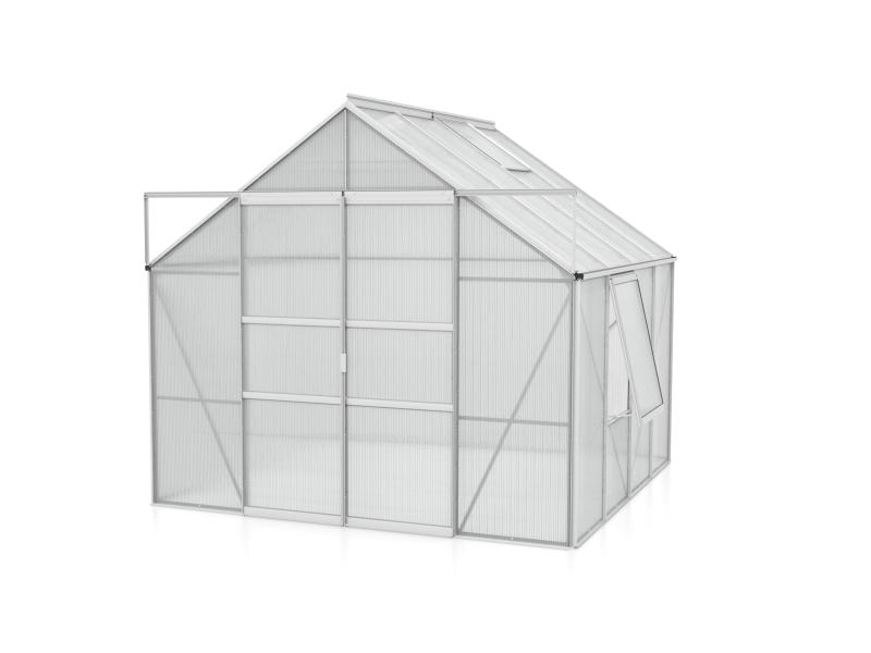 Vitavia Gewächshaus Meridian 2, 6700 HKP 6 mm Alu, mit Doppelschiebetür