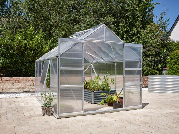 Vitavia Gewächshaus Meridian 2, 8300 HKP 6 mm Alu, mit Doppelschiebetür