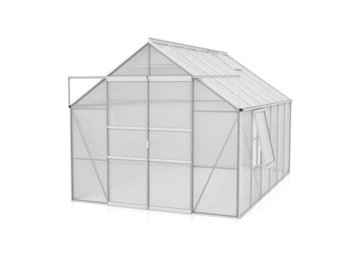 Vitavia Gewächshaus Meridian 2, 9900 HKP  6mm Alu, mit Doppelschiebetür