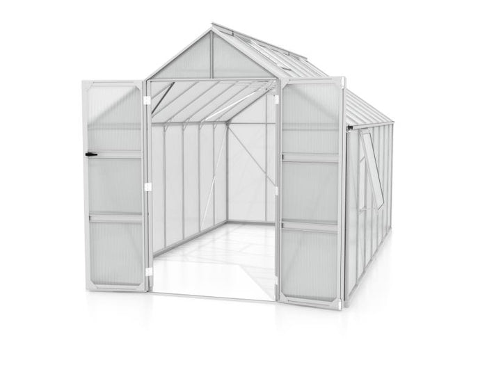 Vitavia Gewächshaus Olymp 11500 ESG 3 mm Alu eloxiert