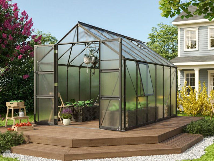 Vitavia Gewächshaus Olymp 9900 HKP 4 mm Schwarz