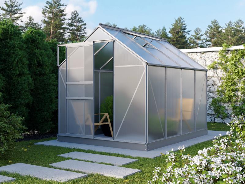 Vitavia Gewächshaus Planet 5000 HKP 6 mm Alu eloxiert