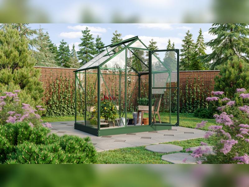 Vitavia Gewächshaus Triton 2500 ESG 3 mm, smaragd