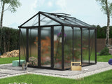 Vitavia Gewächshaus Zeus Comfort 8100 HKP 10mm, schwarz pulverbeschichtet