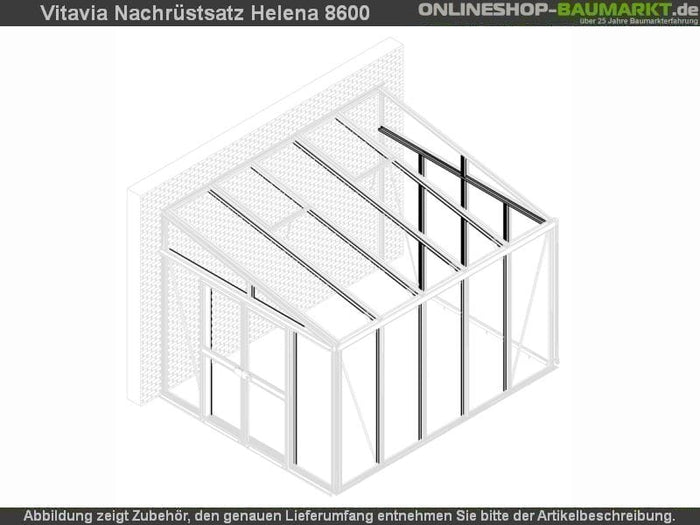 Vitavia Nachrüstsatz Helena 8600 dunkelgrau