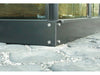 Vitavia Stahl-Fundament 5000, 12,5 cm für Gewächshäuser Schwarz