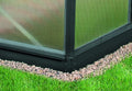 Vitavia Stahl-Fundament 9900, 6 cm für Gewächshäuser Schwarz