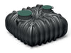 Waterform Regenwasser-Zisterne Unground 5000 Liter schwarz mit Tankabdeckung und Korbfilter