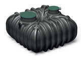 Waterform Regenwasser-Zisterne Unground 5000 Liter schwarz mit Tankabdeckung und Korbfilter